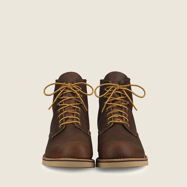 Red Wing Heritage Bot Erkek - Rover - 6-Inchr Rough & Tough Deri - Koyu Kahverengi - 46ZOWCAVY